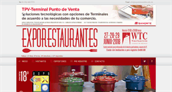 Desktop Screenshot of exporestaurantes.com.mx