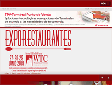 Tablet Screenshot of exporestaurantes.com.mx